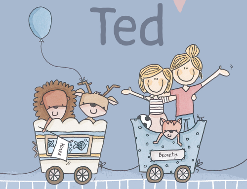 Geboortekaart voor Ted